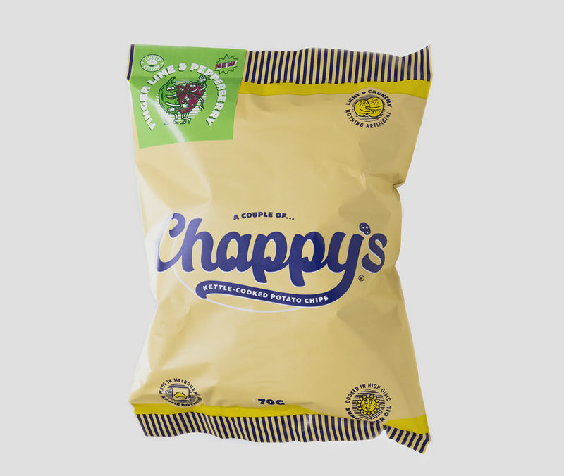 Chappy’s Fingerlime & Pepperberry Potato Chips 70g