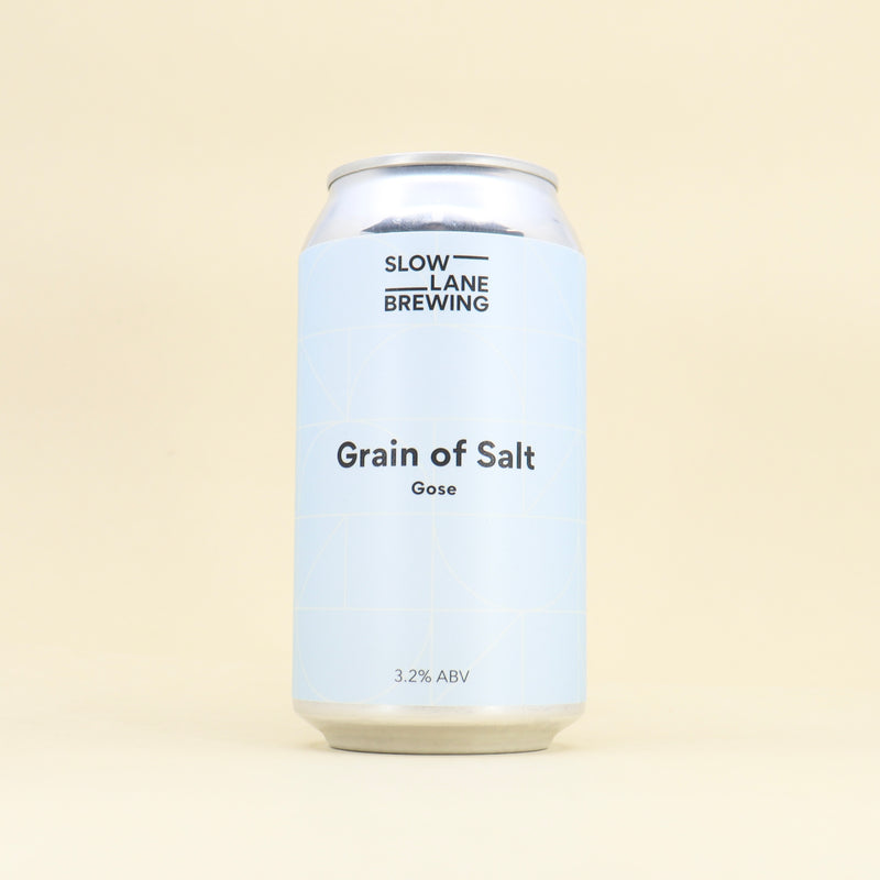 Slow Lane Grain of Salt Gose Can 375ml