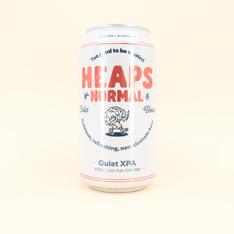 Heaps Normal Quiet XPA Non-Alcoholic Beer Can 375ml