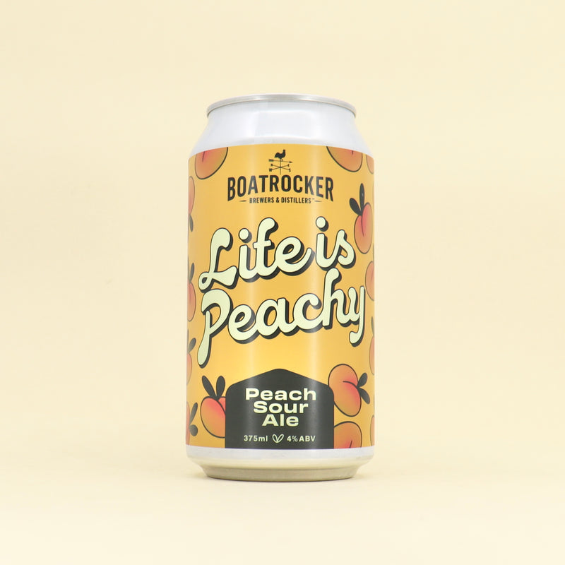 Boatrocker Life is Peachy Peach Sour Can 375ml