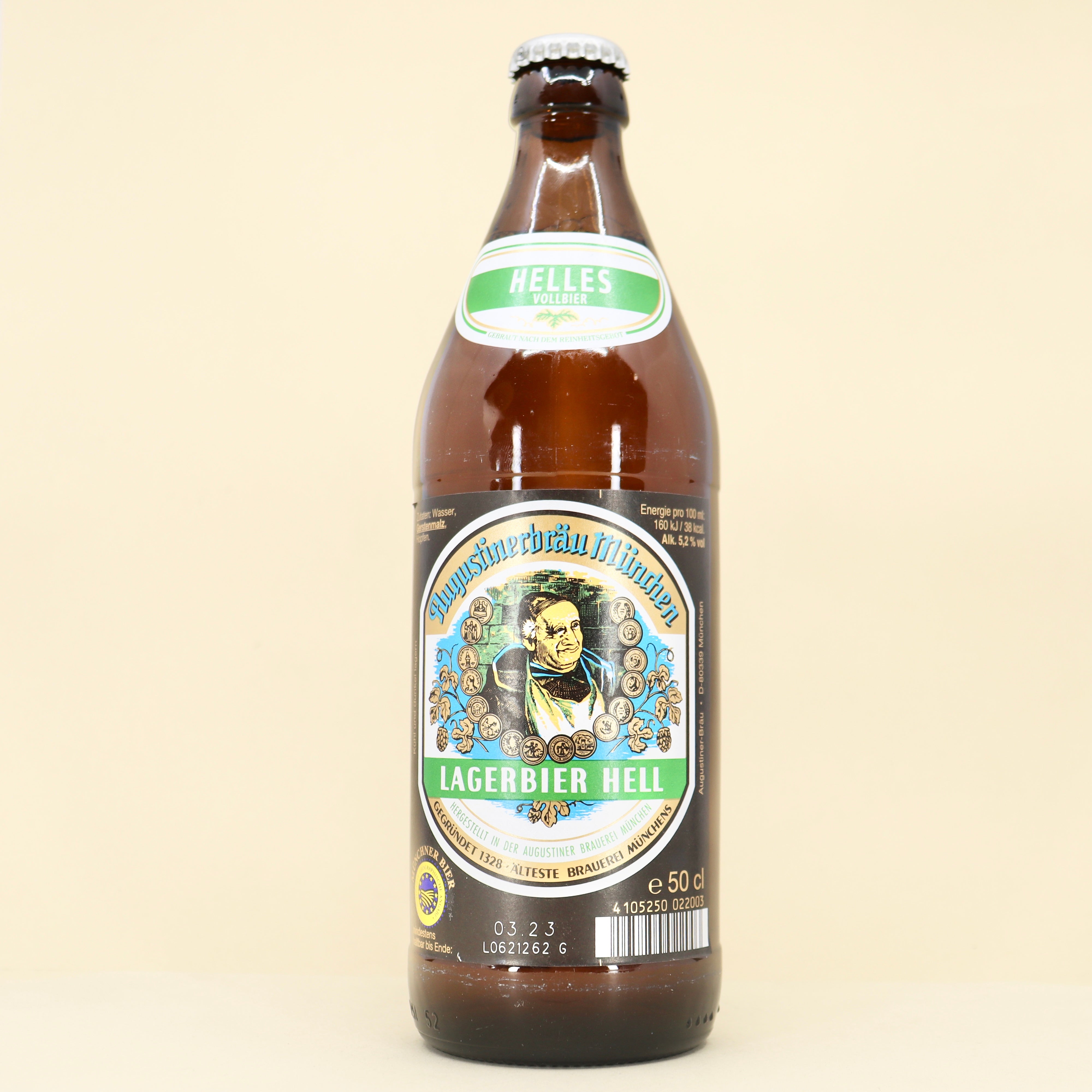 Augustiner Lagerbier Hell Helles Bottle 500ml – Beermash