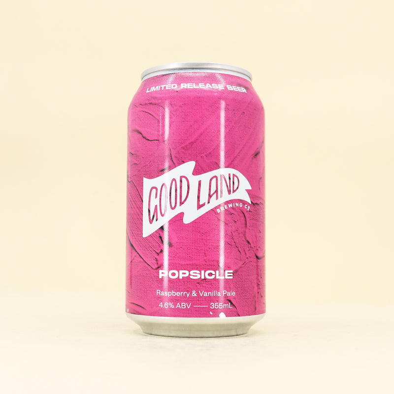 Good Land Popsicle Raspberry & Vanilla Pale Can 355ml