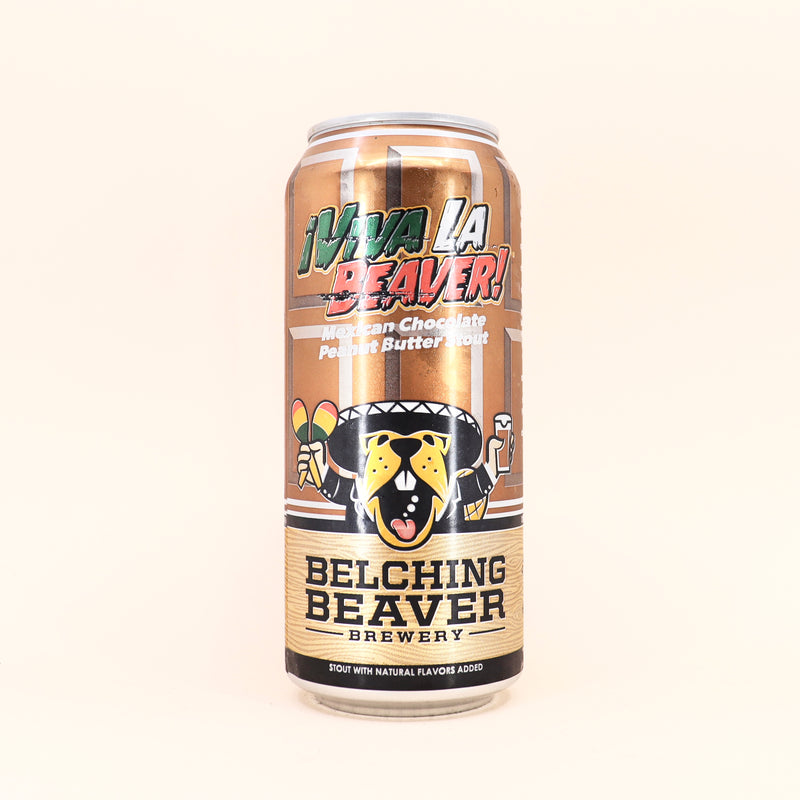 Belching Beaver Viva La Beaver Mexican Chocolate Peanut Butter Stout Can 473ml