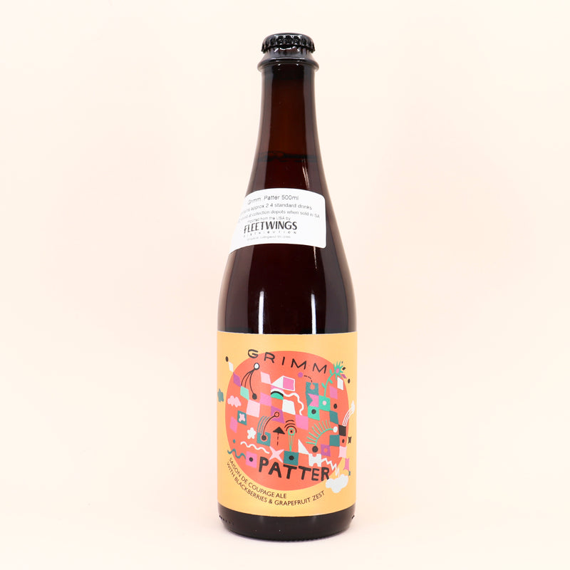 Grimm Patter Blackberry & Grapefruit Saison Bottle 500ml