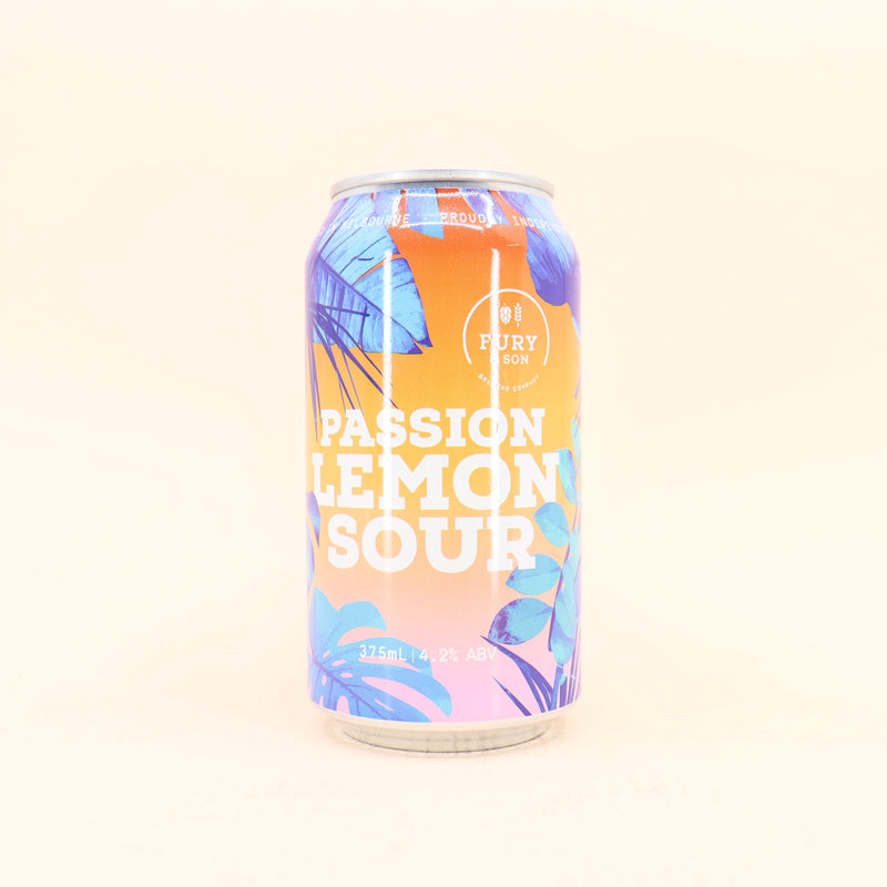 Fury & Son Passion Lemon Sour Can 375ml