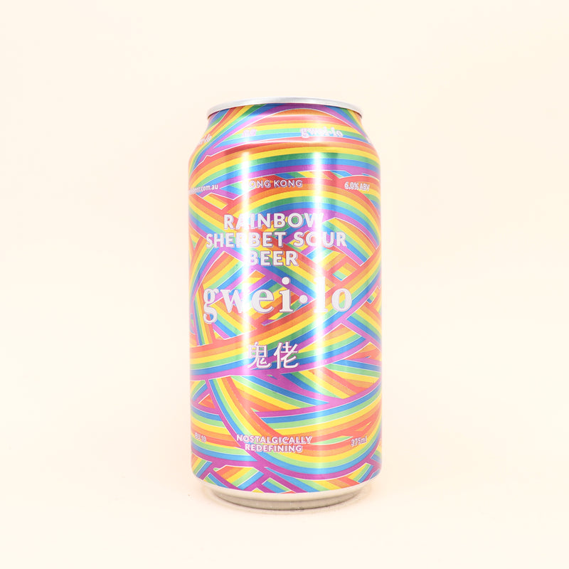 Gweilo Rainbow Sherbet Sour Can 375ml